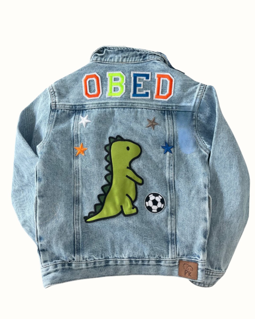 Chaqueta de jean PazKids personalizada Obed