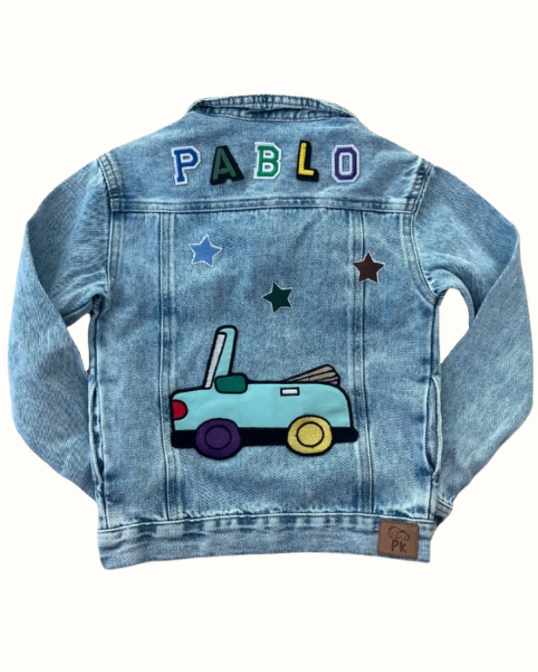 Chaqueta de jean PazKids personalizada Pablo